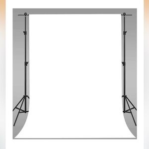 White Photography Backdrop - Stand Not Included
